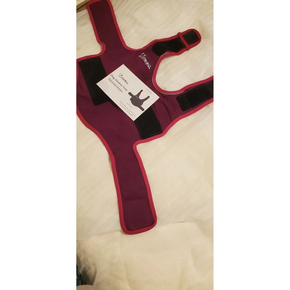 Dog Anxiety Vest and Coat Calming Jacke for Pets, Vet Visits Separations